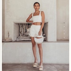 Cult Gaia Nixie Top - Salt